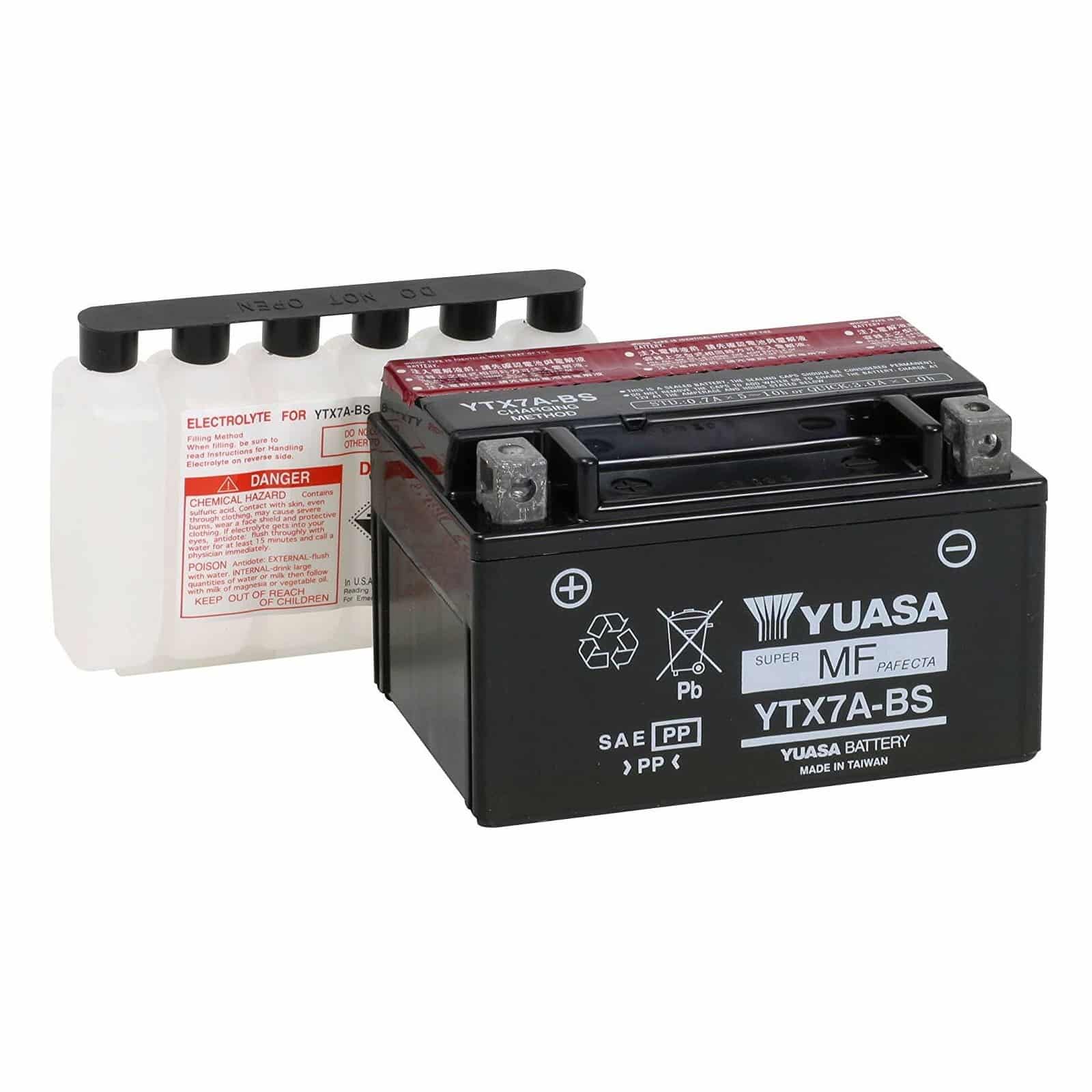 YTX7A-BS Batéria YUASA YTX7A-BS – Obrázok 1