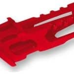 Vodítko reťaze zadné Honda CRF 250 (07-) 450 (09-20) červené