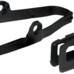 Vodítko reťaze predné+zadné Kawasaki KXF 250 (09-16), KXF 450 (09-15) čierne