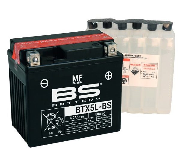 Batéria BS-BATTERY BTX5L-BS (YTX5L-BS)