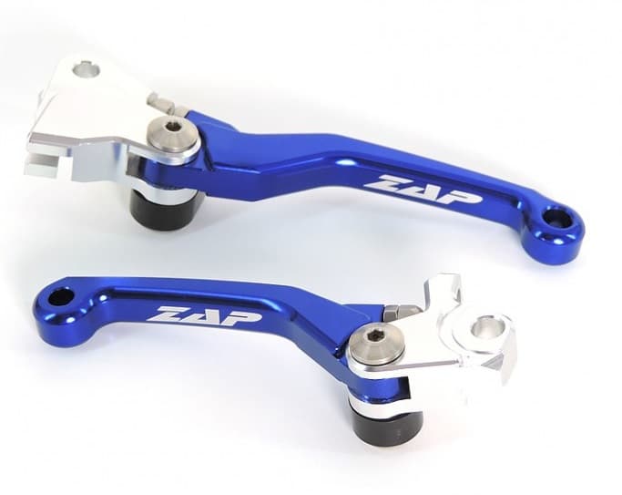 Výklopné páčky Zap TechniX Yamaha YZ 125/250 (15-) YZF 250/450 (09-) - modré