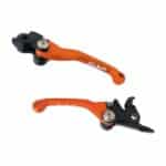 Výklopné páčky Zap TechniX KTM, Husaberg Magura/Brembo (09-13) - oranžové