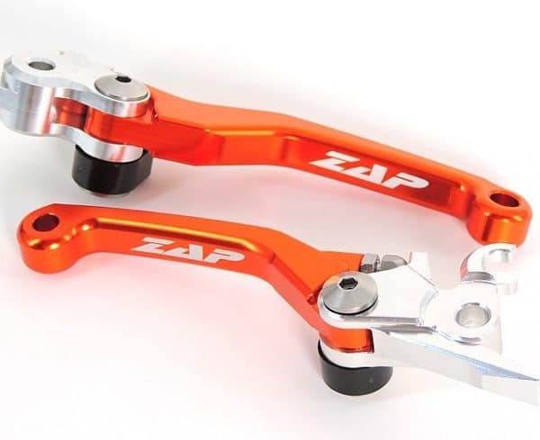 Výklopné páčky Zap TechniX KTM, HSQ, Husaberg Magura/Brembo (09-13) - oranžové