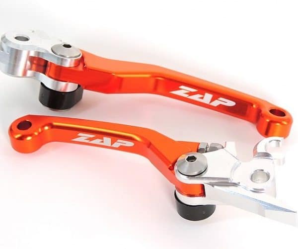 Výklopné páčky Zap TechniX KTM, HSQ, Husaberg Magura/Brembo (14-) - oranžové