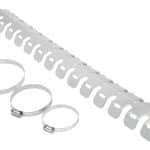 Chránič kolena výfuku 2T Silver - univerzál