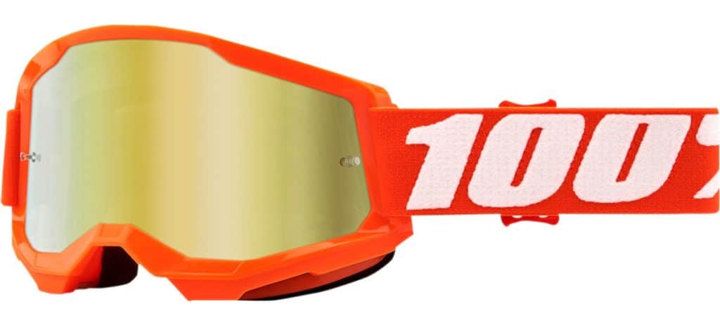 Okuliare 100% Strata 2 Orange Mirror Gold Lens
