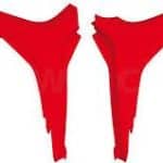 Kryty airboxu Honda CRF 250 (10-13) CRF 450 (09-12) Červený