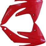 Kryty chladičov Honda CRF 150 (07+) Červené