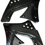 Kryty chladičov Kawasaki KXF 250 (09-12) Čierne