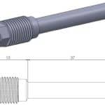 Zaisťovací kolík predných brzdových platničiek Beta, Honda, Suzuki, Yamaha