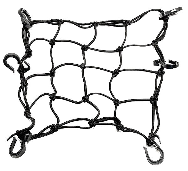 Sieťka na upevnenie batožiny EMGO (38x38) - čierna