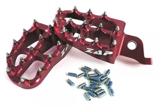Stupačky ZAP TechniX Suzuki RMZ 250 (10+) 450 (08+) červené