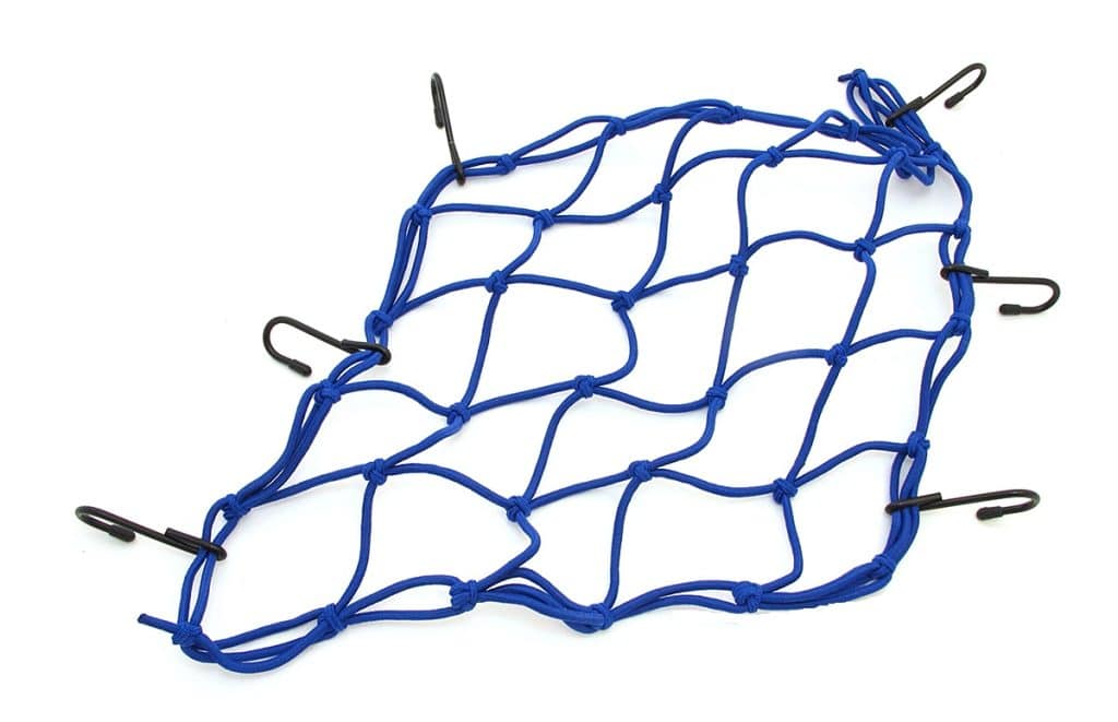 Sieťka na upevnenie batožiny EMGO (38x38) - modrá