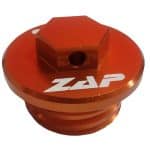 Zátka/Skrutka oleja Zap TechniX KTM SX/SXF/XC/XCF/EXC/EXCF - oranžová