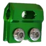 Držiak brzdovej hadice Kawasaki KXF 250/450 (04-) KX (92-08) zelený
