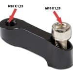 Rozširovací adaptér na spätné zrkadlá M10 - ľavá strana