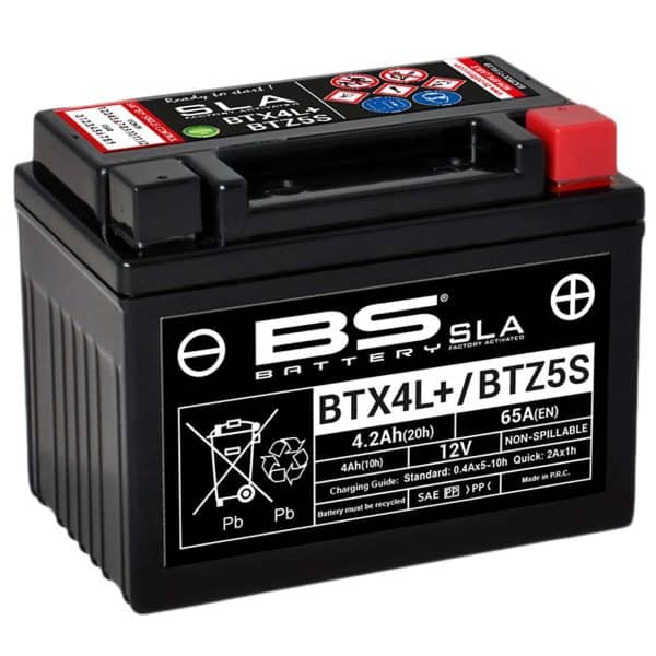 Batéria BS-BATTERY BTX4L+/BTZ5S (YTX4L) FA Factory Activated
