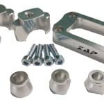 Držiaky riadidiel Zap-Technix 28,6mm Kawasaki KXF 250/450 (12-) strieborné