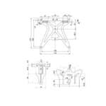 Držiak ŠPZ Aero-X - sklopný – Obrázok 2