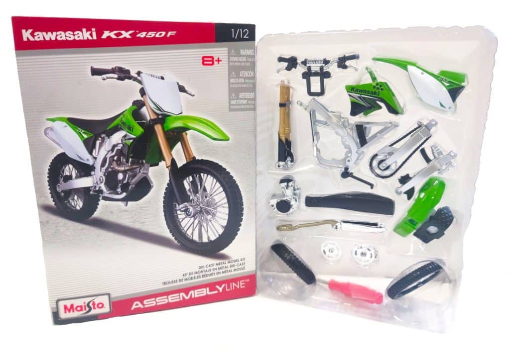 Model motocykla Kawasaki KXF 450 1:18