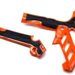 Kryty rámu (X-GRIP) KTM SX/SXF (11-15) EXC/EXCF (12-16) - oranžovo-čierne