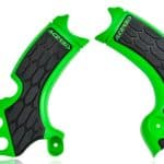 Kryty rámu (X-GRIP) Kawasaki KXF 250 (15-20) - zeleno-čierne