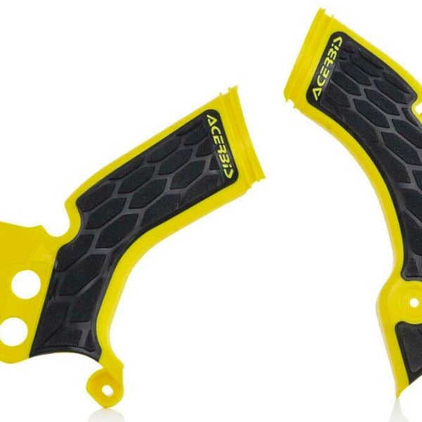 Kryty rámu (X-GRIP) Suzuki RMZ 250 (10-18) - žlto-čierne