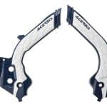 Kryty rámu (X-GRIP) Husqvarna FC/TC (19-) FE/TE (20-) - modro-biele