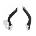 Kryty rámu (X-GRIP) Husqvarna FC/TC (19-22) FE/TE (20-23) - bielo-čierne