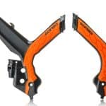 Kryty rámu (X-GRIP) KTM EXC/EXCF/XCW/XCFW (20-) - čierno-oranžové