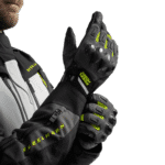 Rukavice Rebelhorn Defender Black/Grey/Fluo Yellow – Obrázok 3