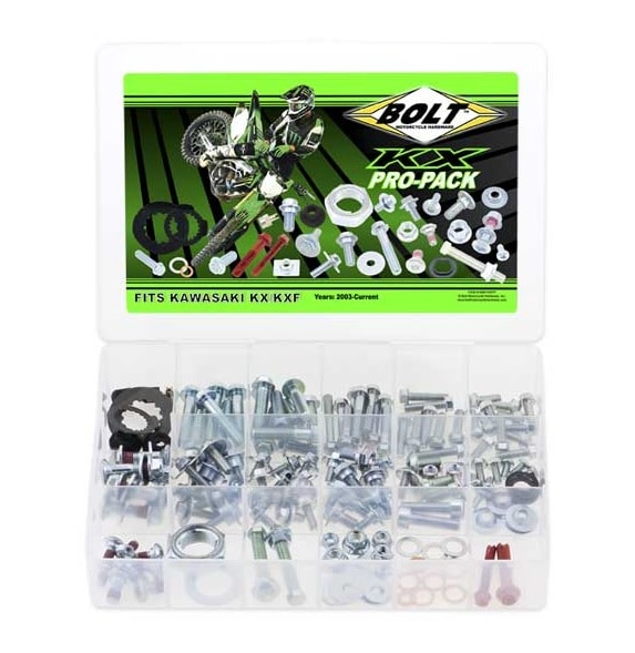 Sada skrutiek komplet Kawasaki KX (03-08) KXF 250 (04-) 450 (06-)