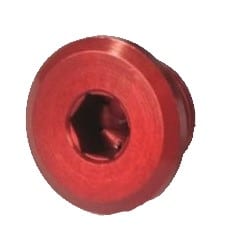 Zátka/skrutka (kontrolná) na spojkový dekel BETA RR 4T (10-) OEM červená