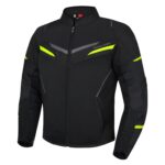 Bunda Rebelhorn Flux Black/Fluo Yellow - letná