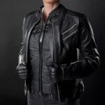 Kožená bunda 4SR Angel Wings - dámska – Obrázok 3