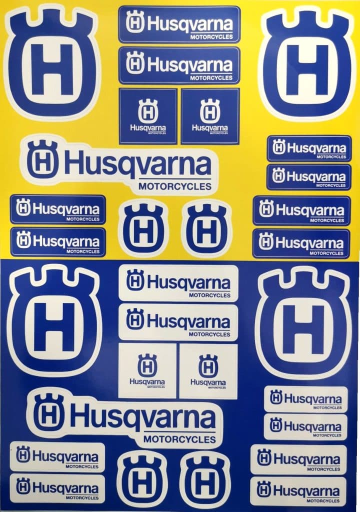 Nálepky HUSQVARNA A4