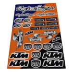 Nálepky KTM/TroyLee A4