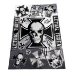 Nálepky LETHAL THREAT A4