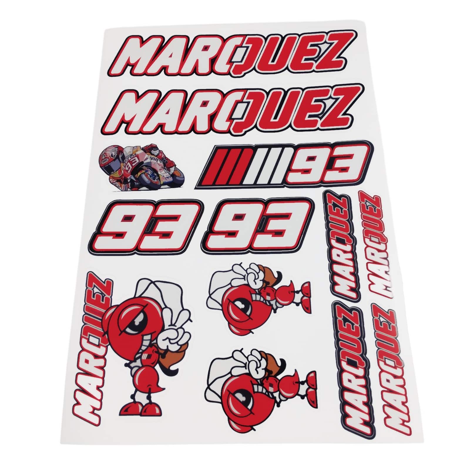 MARQUEZ Nálepky MARQUEZ A4 – Obrázok 1