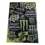 Nálepky MONSTER/FOX A3