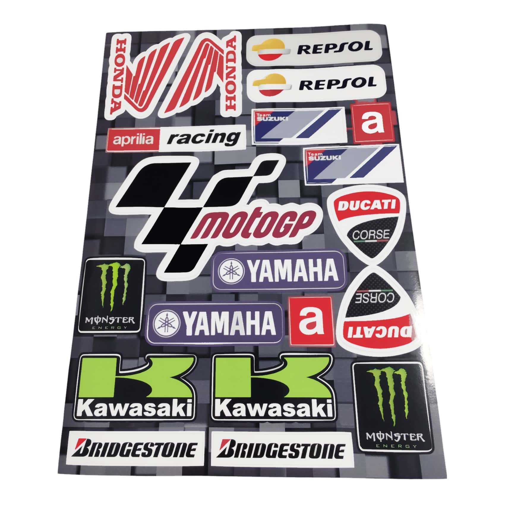 MOTO GP MIX Nálepky MotoGP A4 – Obrázok 1
