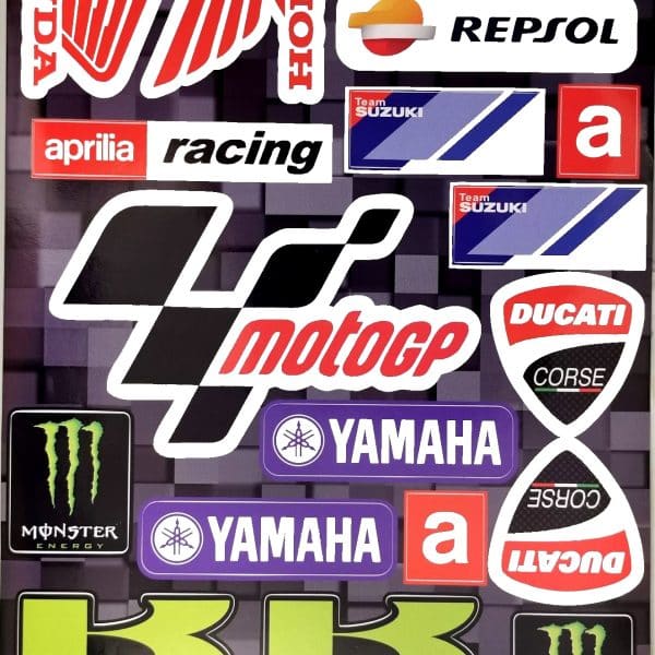 Nálepky MotoGP A4