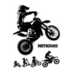 Nálepka Motocross