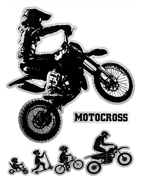 Nálepka Motocross