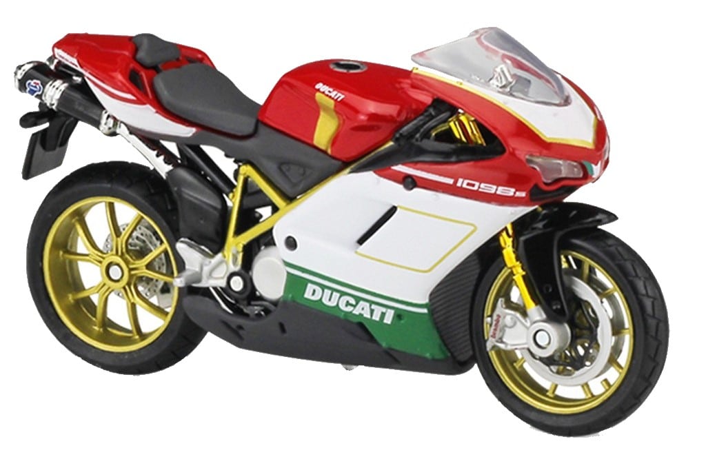 Model motocykla Ducati 1098 S 1:18