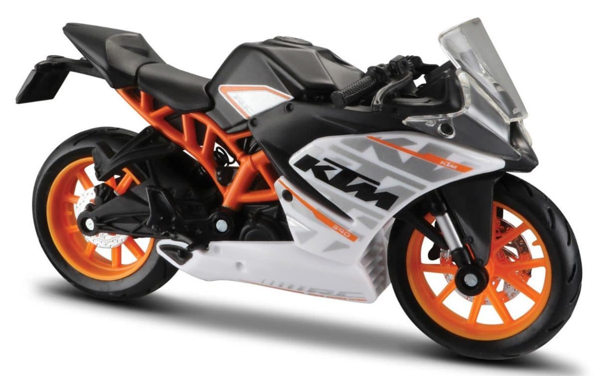 Model motocykla KTM RC 390 1:18