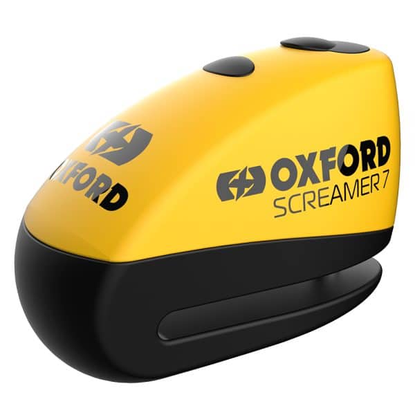 Zámok na brzdový kotúč Oxford Screamer 7 Yellow