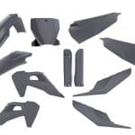 Sada plastov Polisport Husqvarna TC 125/250 (19-22) FC 250/350/450 (19-22) Nardo šedá