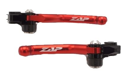 Výklopné páčky Zap TechniX Honda CRF 450 (21-) - červené
