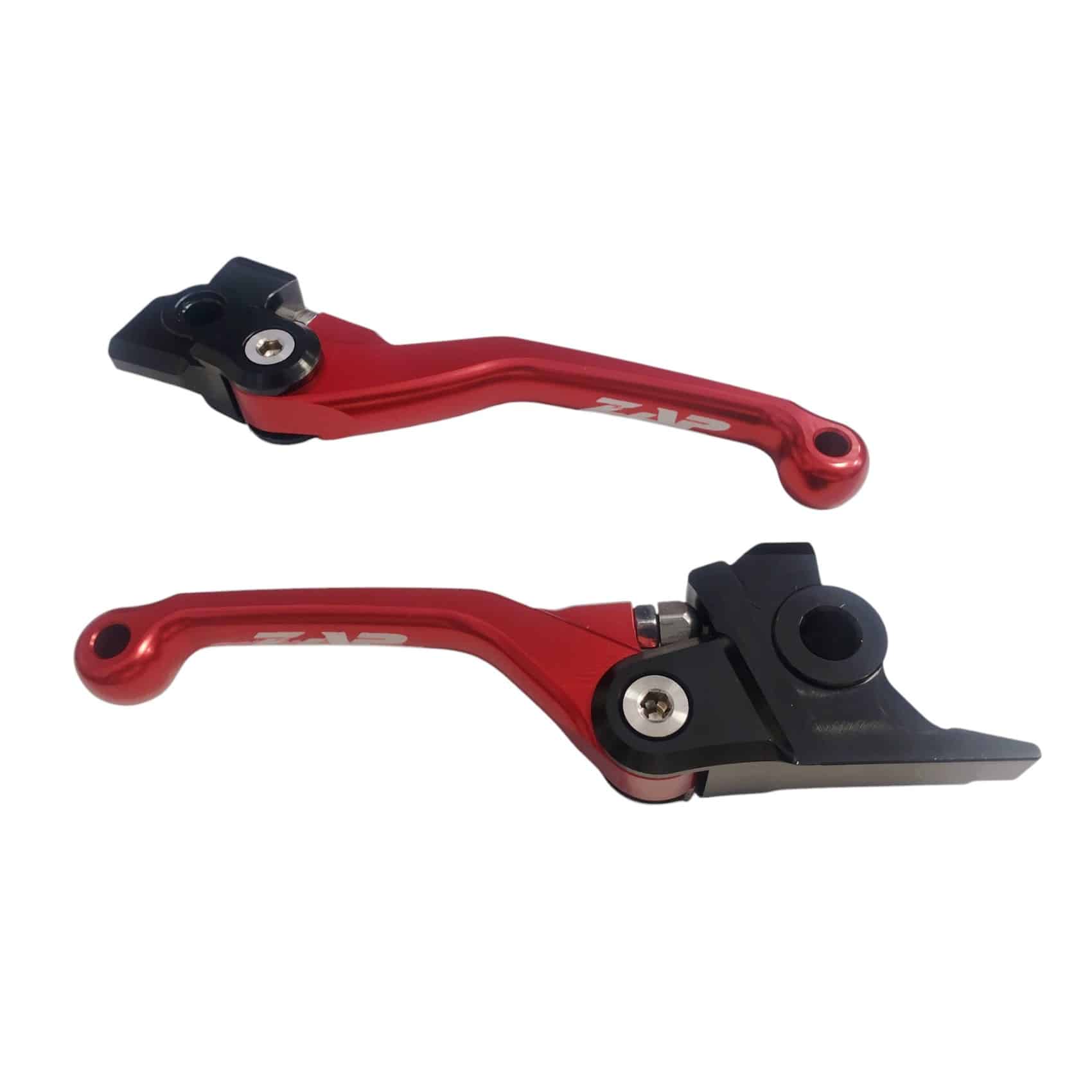 Z-51003R červené Výklopné páčky Zap TechniX Gas Gas, KTM, HSQ, Husaberg Brembo/Brembo (14+) - červené – Obrázok 1